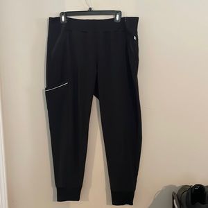 Cherokee Infinity Black Jogger Scrub Pants Size Large Tall